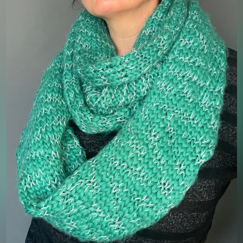 Hurley teal infinity scarf